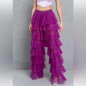 Magenta Kiki Riki Tulle Pants